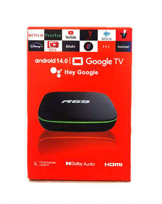 TV Box R69 Android 14 Dual Wifi 2.4G&5G Ram 2GB Rom 16GB Media player