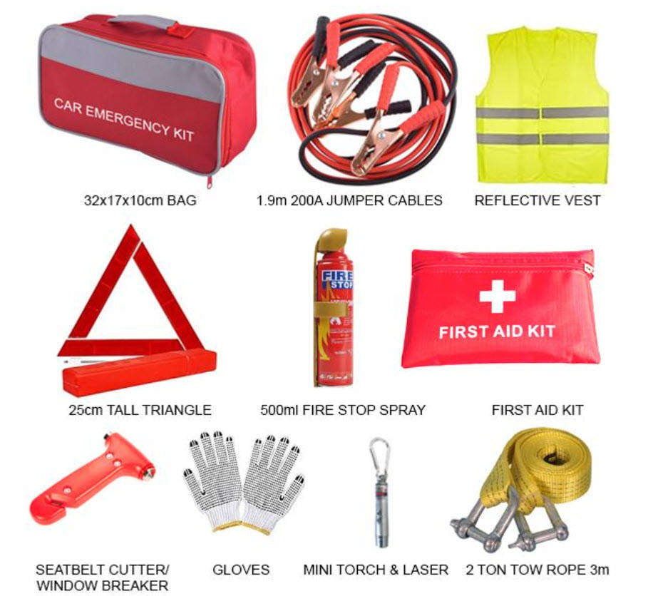 Roadside Emergency Kit (All you need for your car)