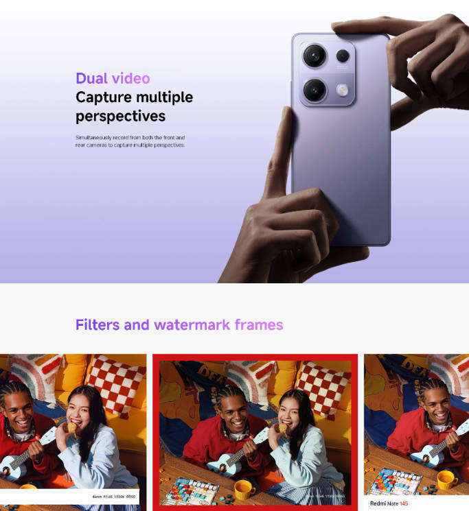 Xiaomi Redmi Note 14s Pro smartphone, 8+256GB, Aurora Purple, 200MP OLED 6.7" Screen