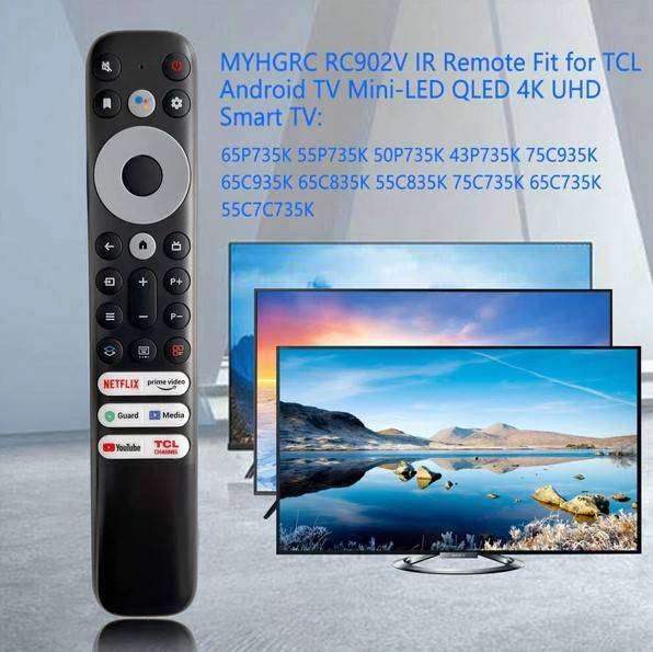 For TCL FMR1 Infrared Smart TV Remote Control