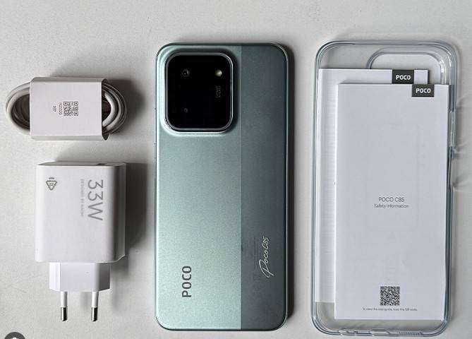 Green Xiaomi Poco C85 8GB Ram+256GB Rom 120Hz 6.9" Screen