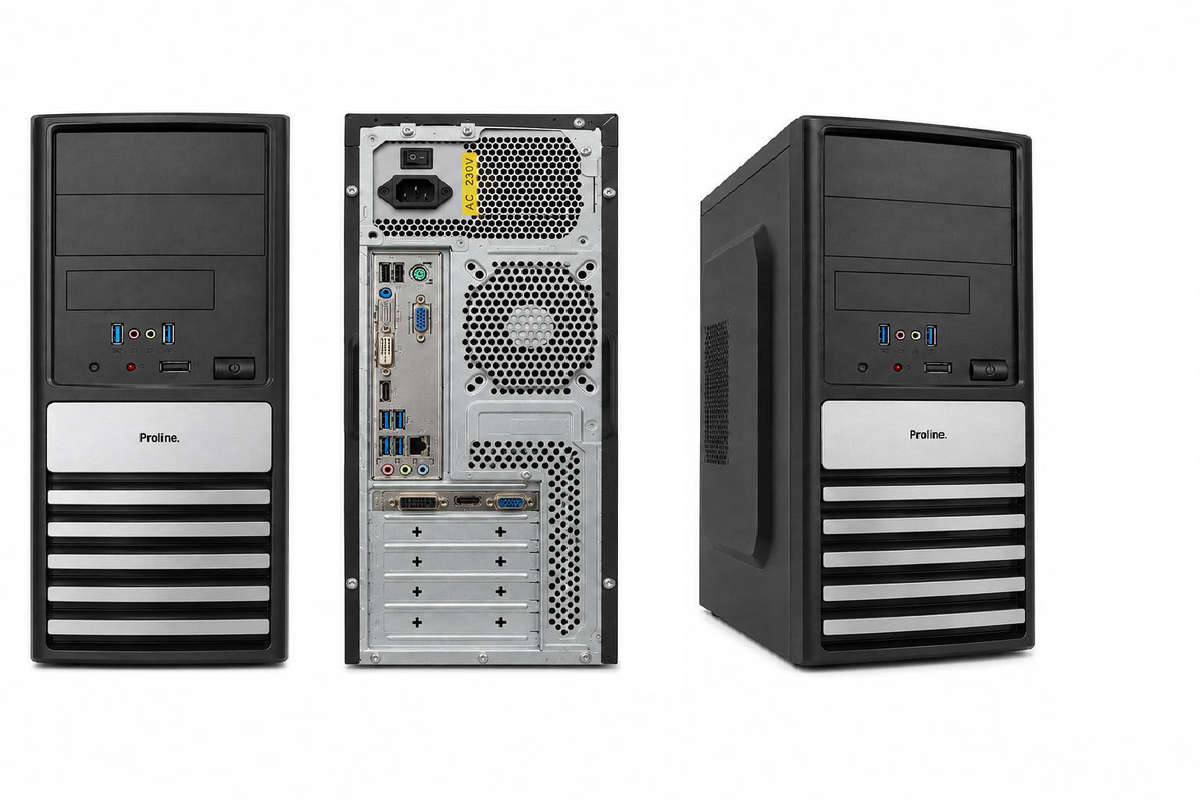 Refurbished Proline i5 9th Gen PC | 16GB RAM | 500GB SSD | ASUS GT710 2GB GFX | Keyboard & Mouse