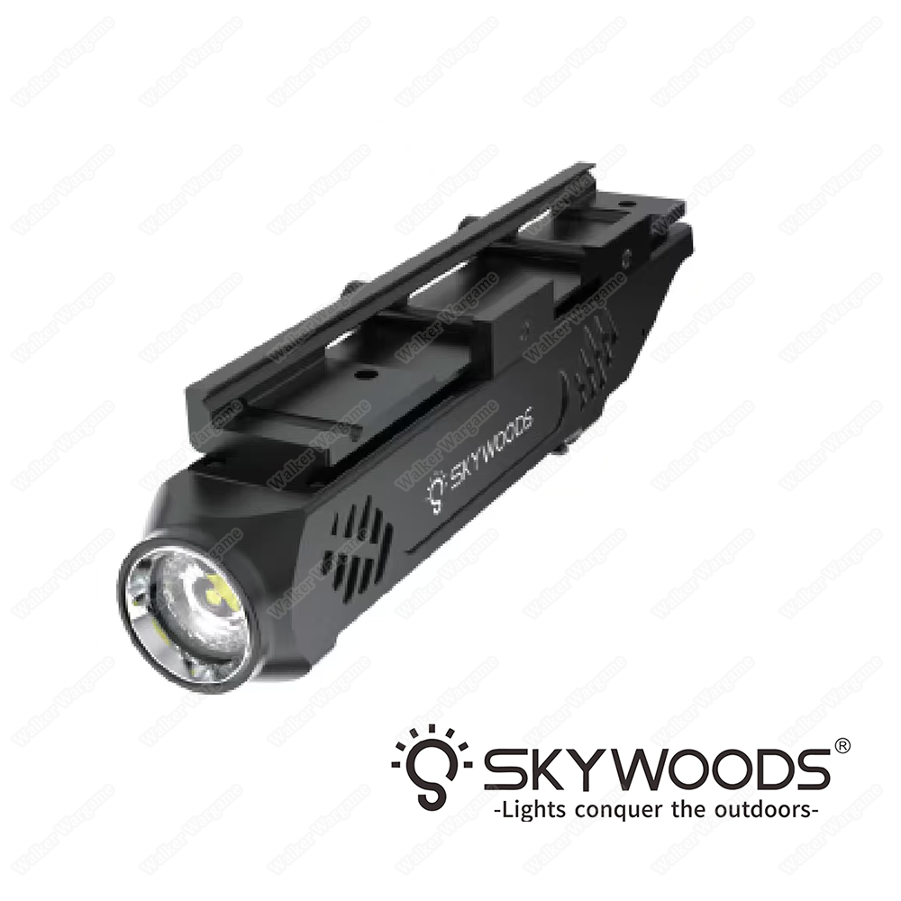 SKYWOODS RL750G Tactical Flashlight 750 Lumen Green Laser Fit RIS and MLOK Rail