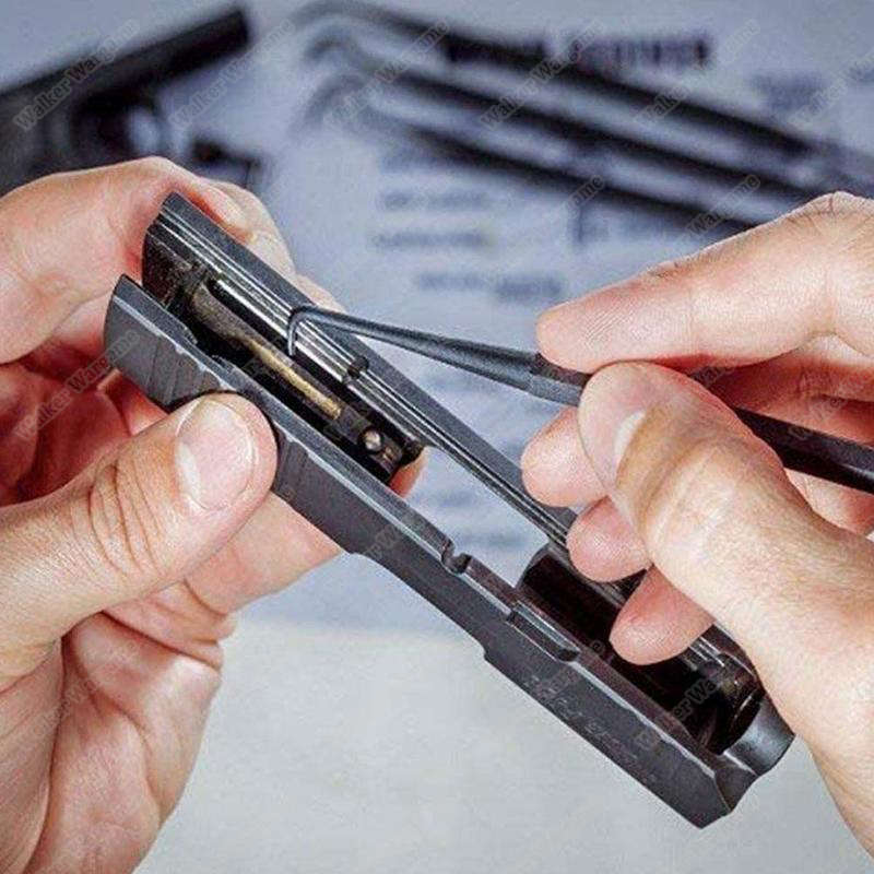 Firearm Airsoft Cleaning Brush Tools Kit Set Deluxe - With Case and metal Picks