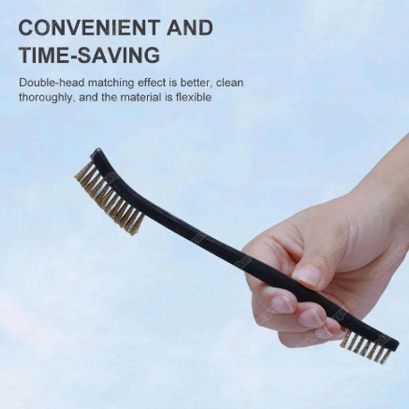 Firearm Airsoft Cleaning Brush Tools Kit Set Deluxe - With Case and metal Picks