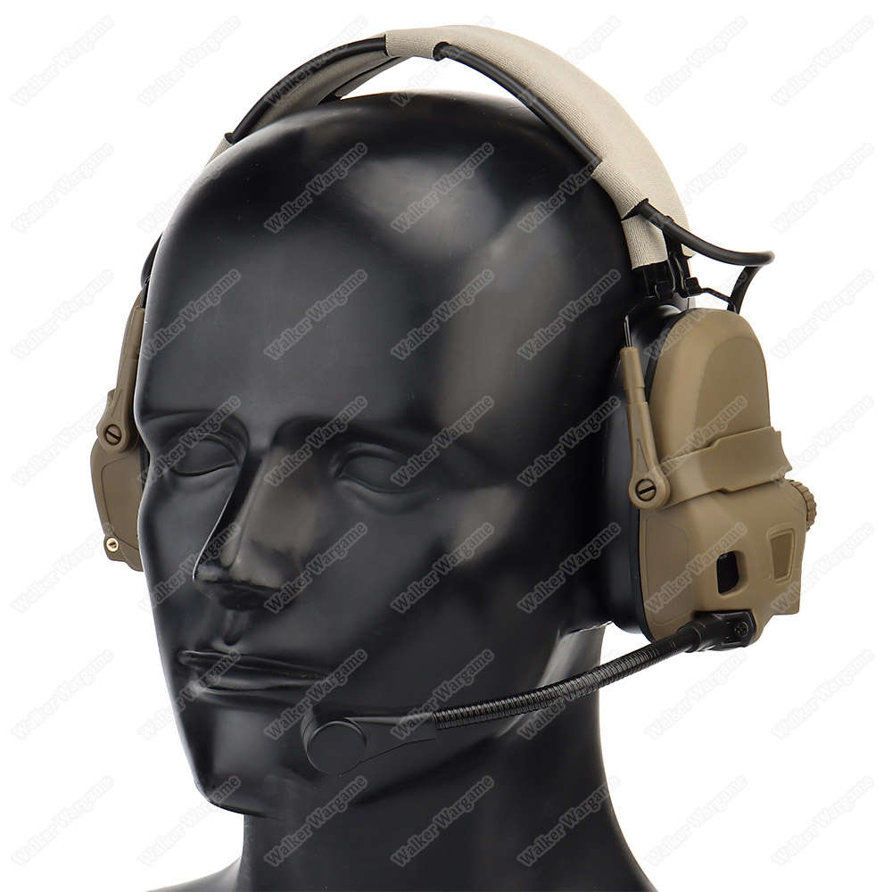 WST GEN 6 tactical headsetSound pickup and noise reduction with Multi Mount Tan