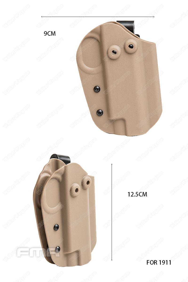 FMA KYDEX IWB OWB Left / Right hand Holster For 1911 Black Model A