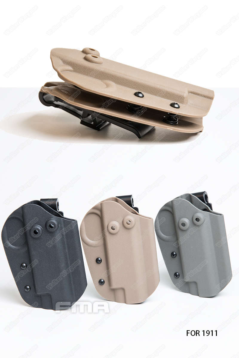 FMA KYDEX IWB OWB Left / Right hand Holster For 1911 Black Model A