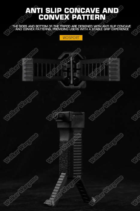 WST Elastic Bipod Foregrip Bipod Gripod - Black