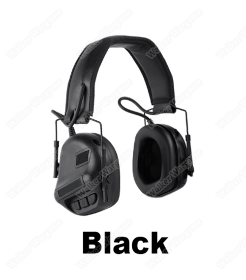 WST M31 Noise Reducing Headset Electronic Hearing Protector Black