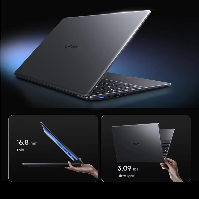 Chuwi CoreBook  Intel Core i3 processor, 8GB of RAM, and a 256GB SSD
