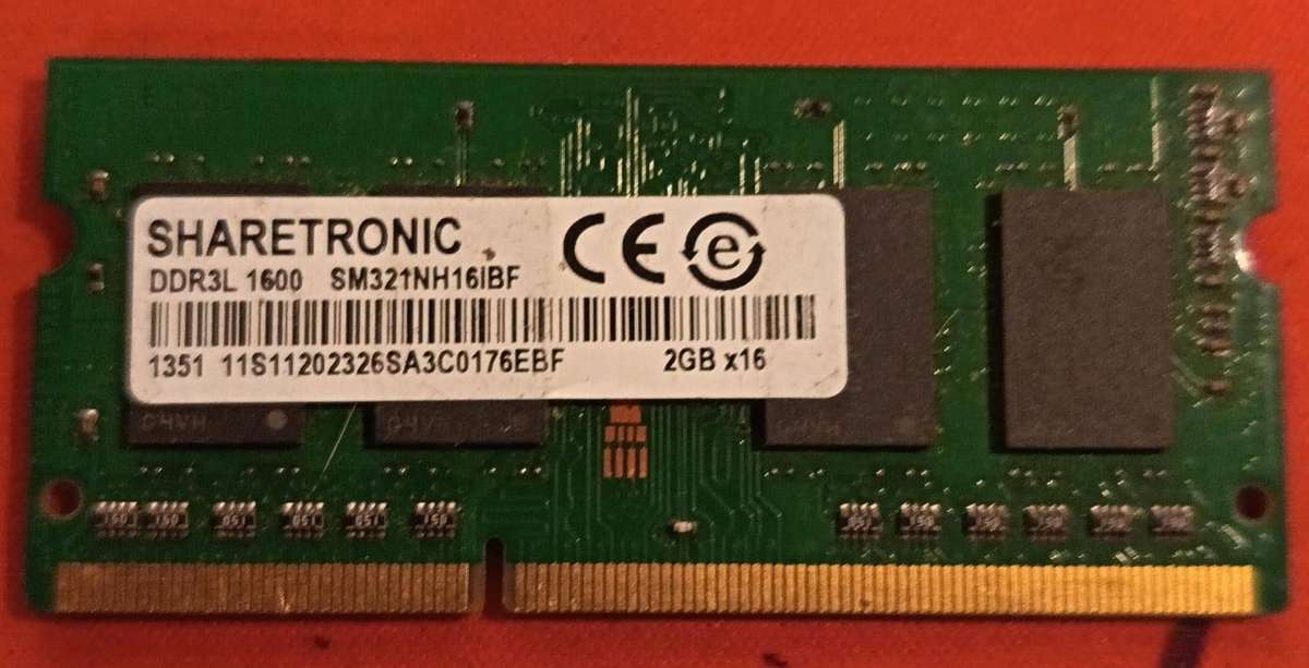 Laptop RAM DDR3L 1600 2GB