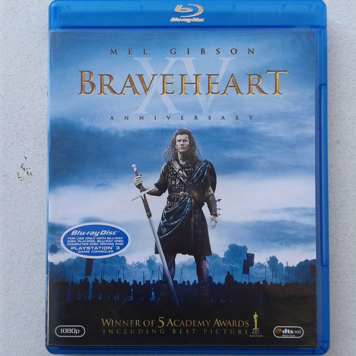 Braveheart (Anniversay) - Mel Gibson [2-Discs Blu-ray Movie]