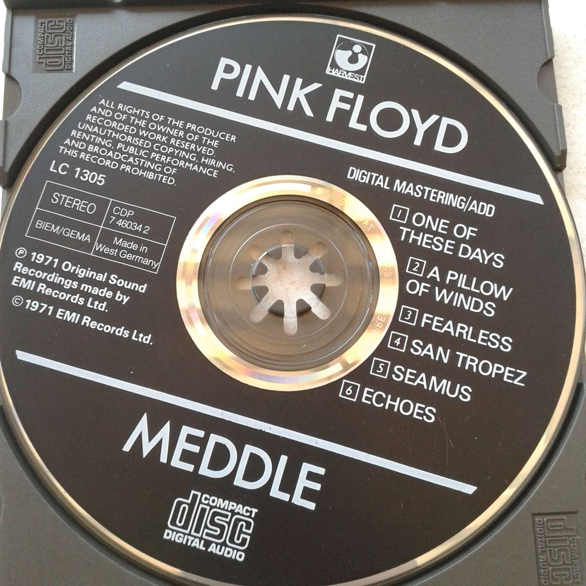 Pink Floyd - Meddle [Import CD] (1971)