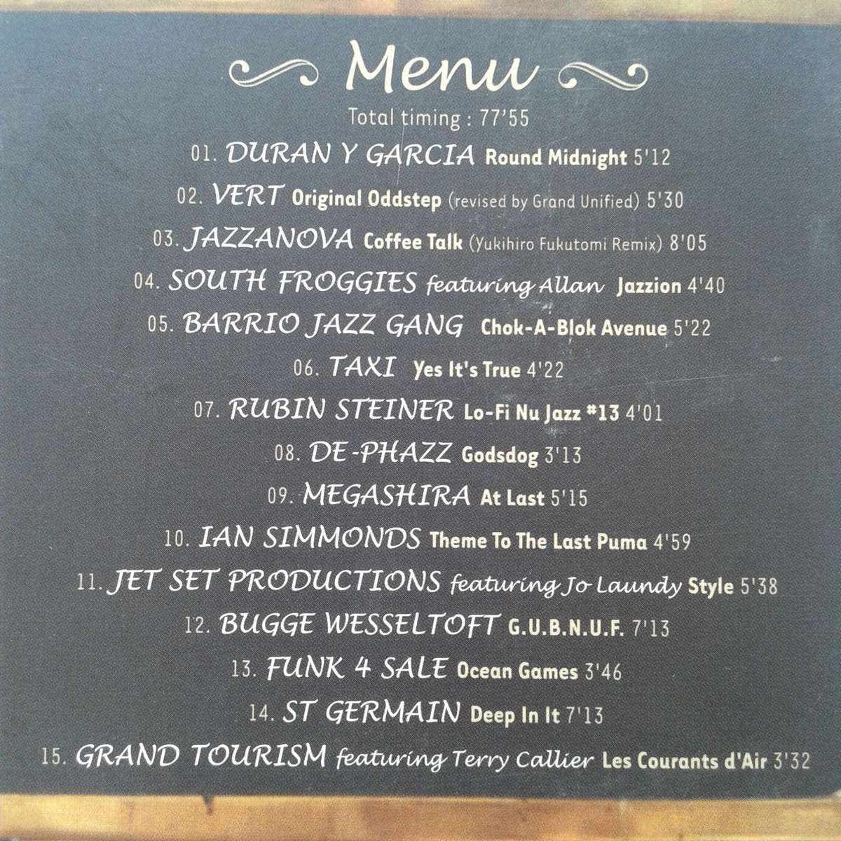 Saint-Germain Cafe - Various Artists [Import CD Digipak] (2001)  *House/Acid Jazz