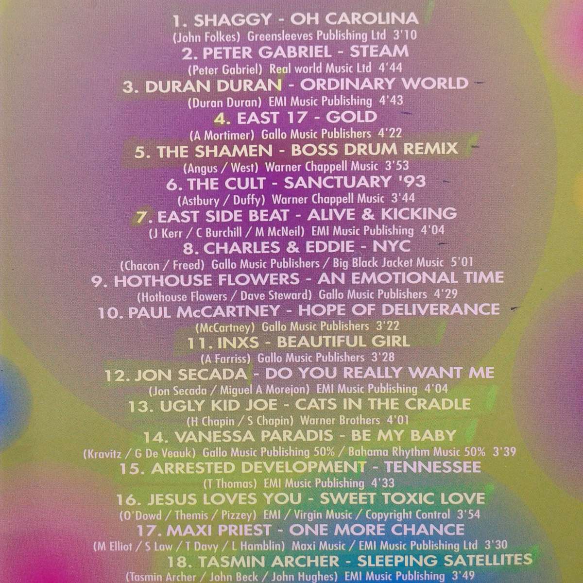 Now That's What I Call Music 18 - Various Artists (1993)