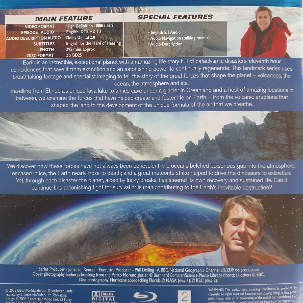 Earth: The Power Of The Planet [Blu-ray 2 Disc Set]