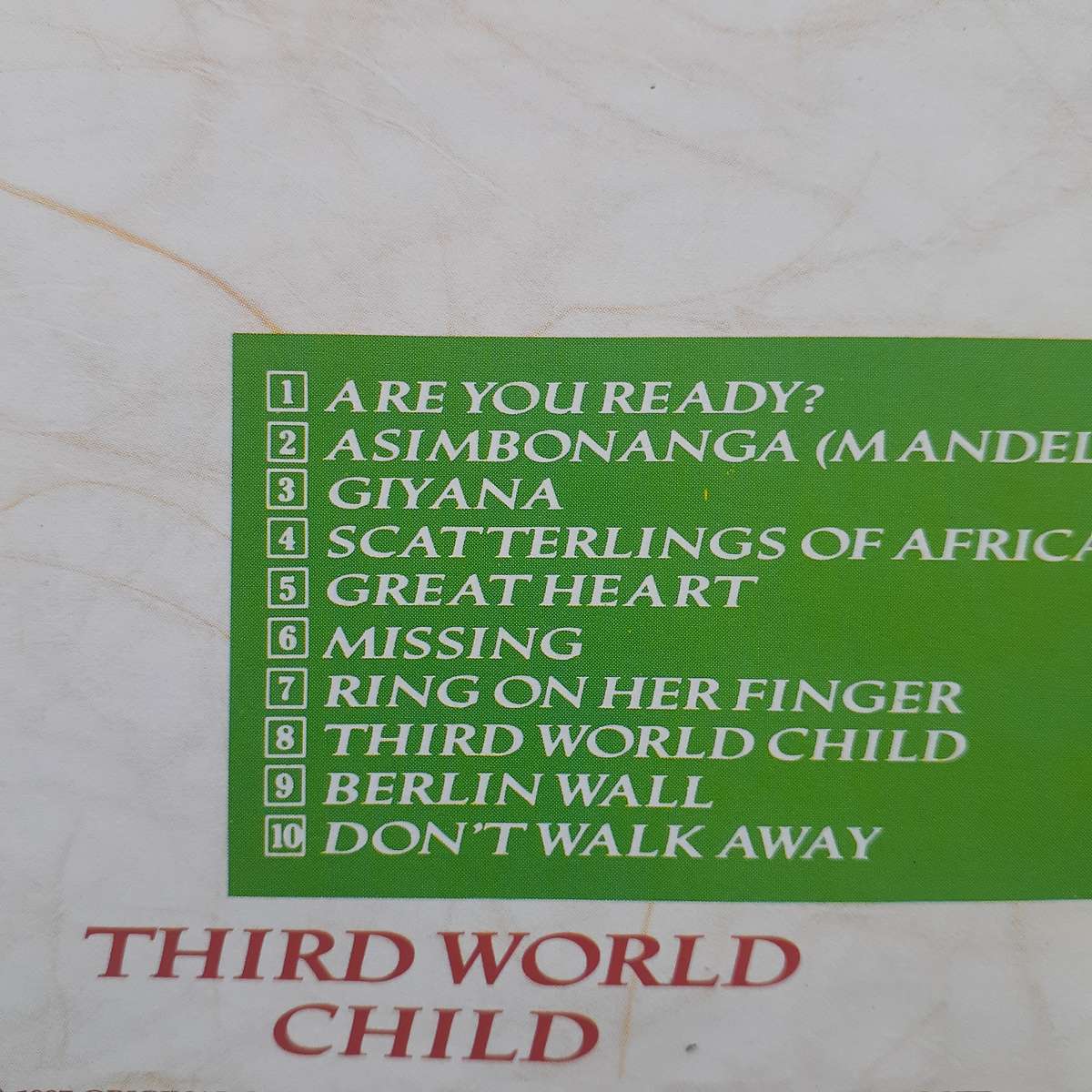 Johnny Clegg & Savuka - Third World Child (1987/re1991)