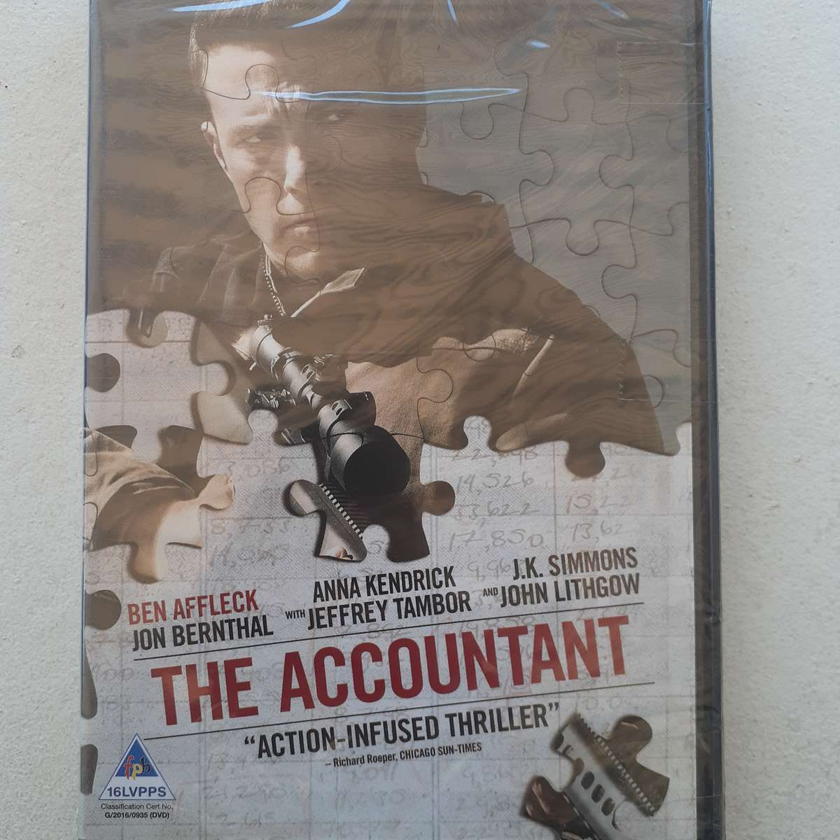 The Accountant - Affleck / Bernthal [DVD Movie]   *NEW, sealed