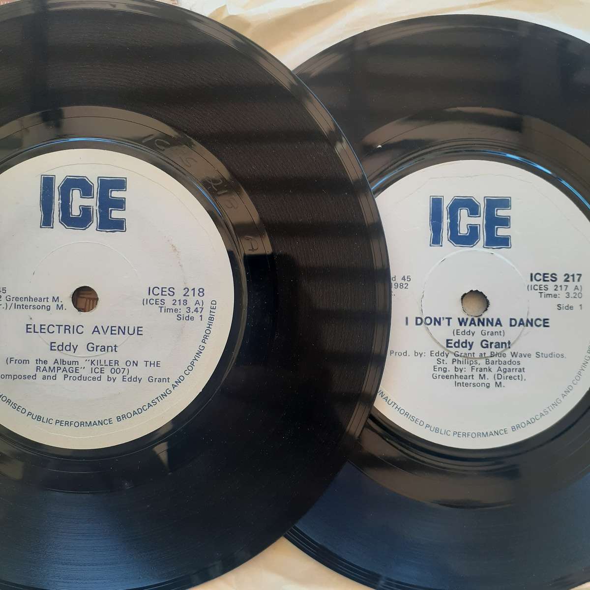 VINYL - Eddy Grant - Electric Avenue & I Don't Wanna Dance [2 x 45 RPM LP]   [D]