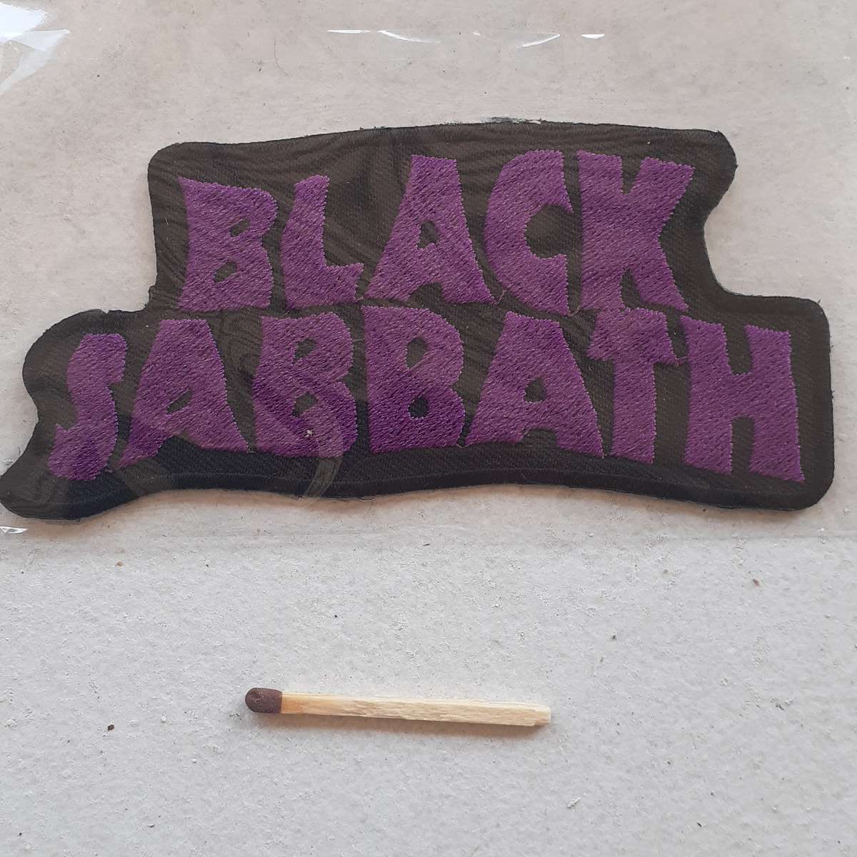 Woven Patch - Black Sabbath (purple logo)