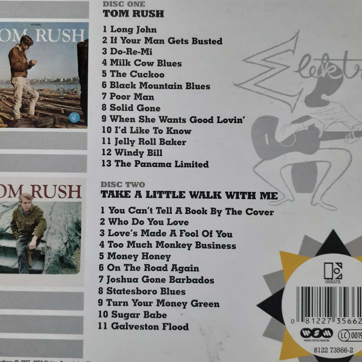 Tom Rush - Tom Rush / Take A Little Walk With Me (2CD Import) (2001)
