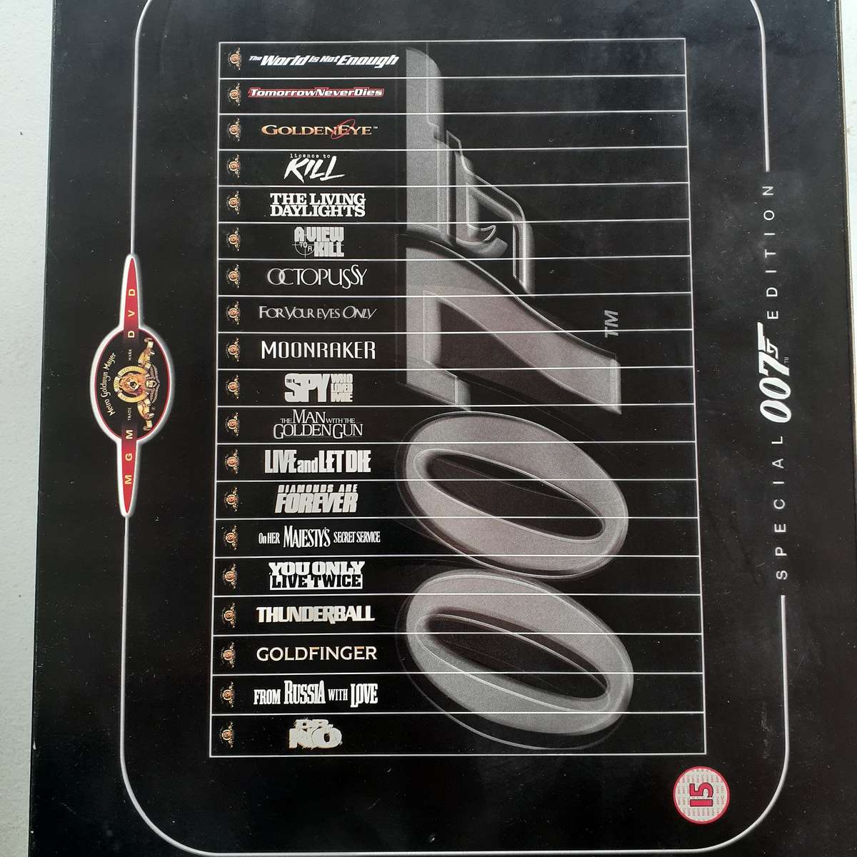 James Bond Special 007 Edition Metal Tin [19 Movies / 38 Disc DVD Collection]