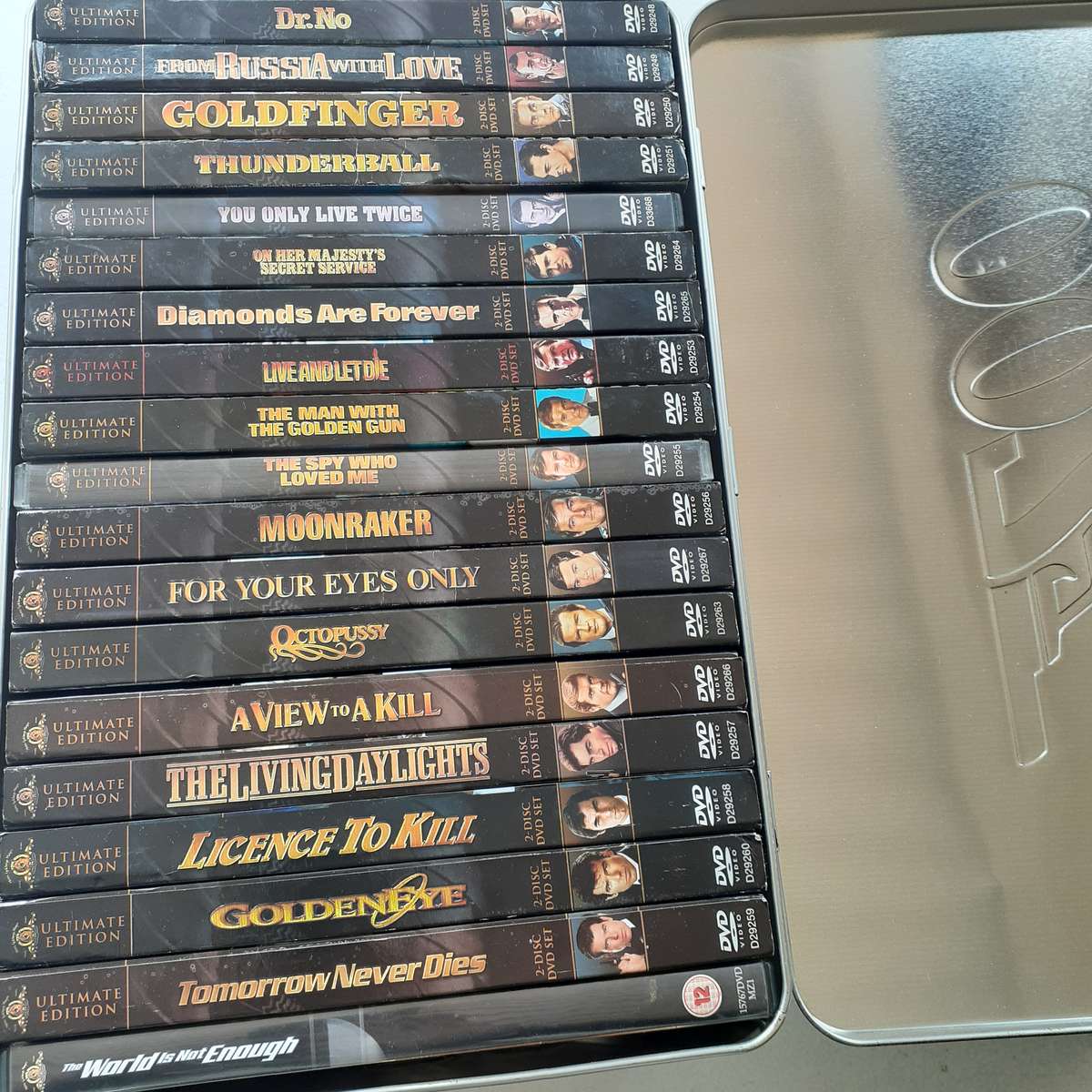 James Bond Special 007 Edition Metal Tin [19 Movies / 38 Disc DVD Collection]