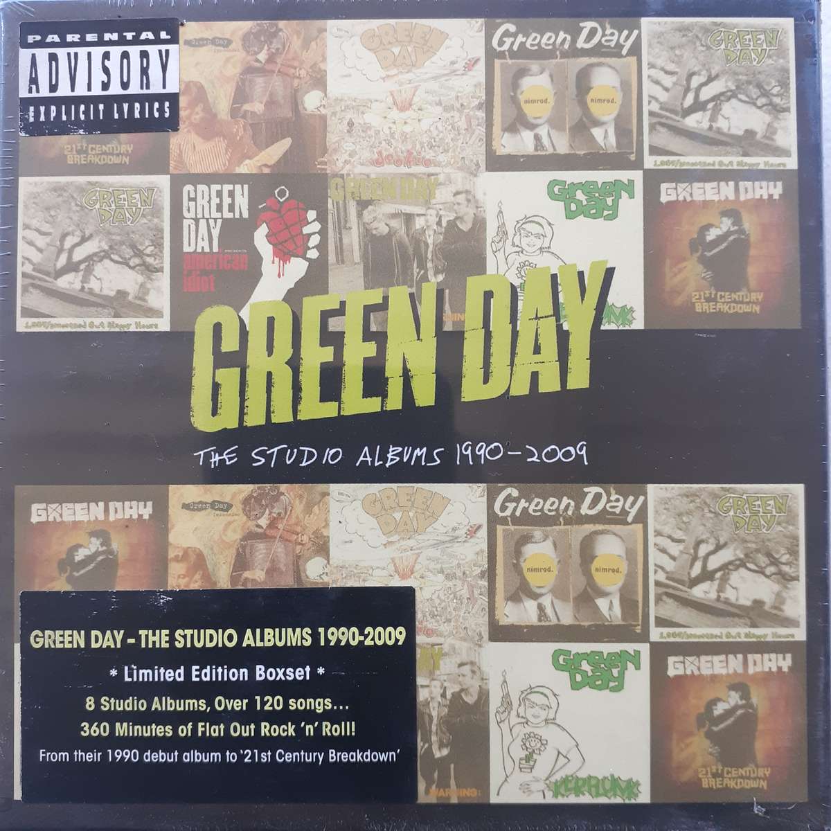 Green Day - The Studio Albums 1990 - 2009 [8 CD Box Set] (2012)   *NEW, sealed.