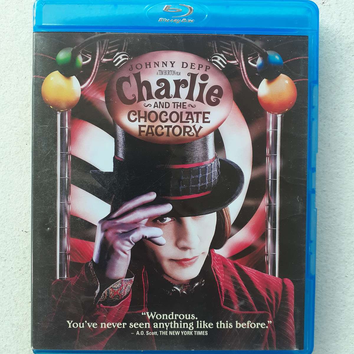 Charlie And The Chocolate Factory (A Tim Burton Film) - Depp [Blu-ray Movie]