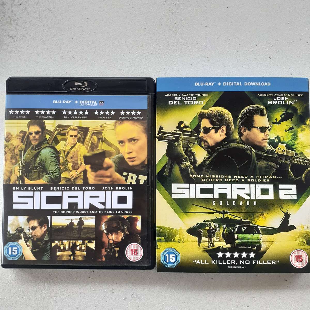 Sicario & Sicario 2: Soldado [2 x Blu-ray Movie Bundle]
