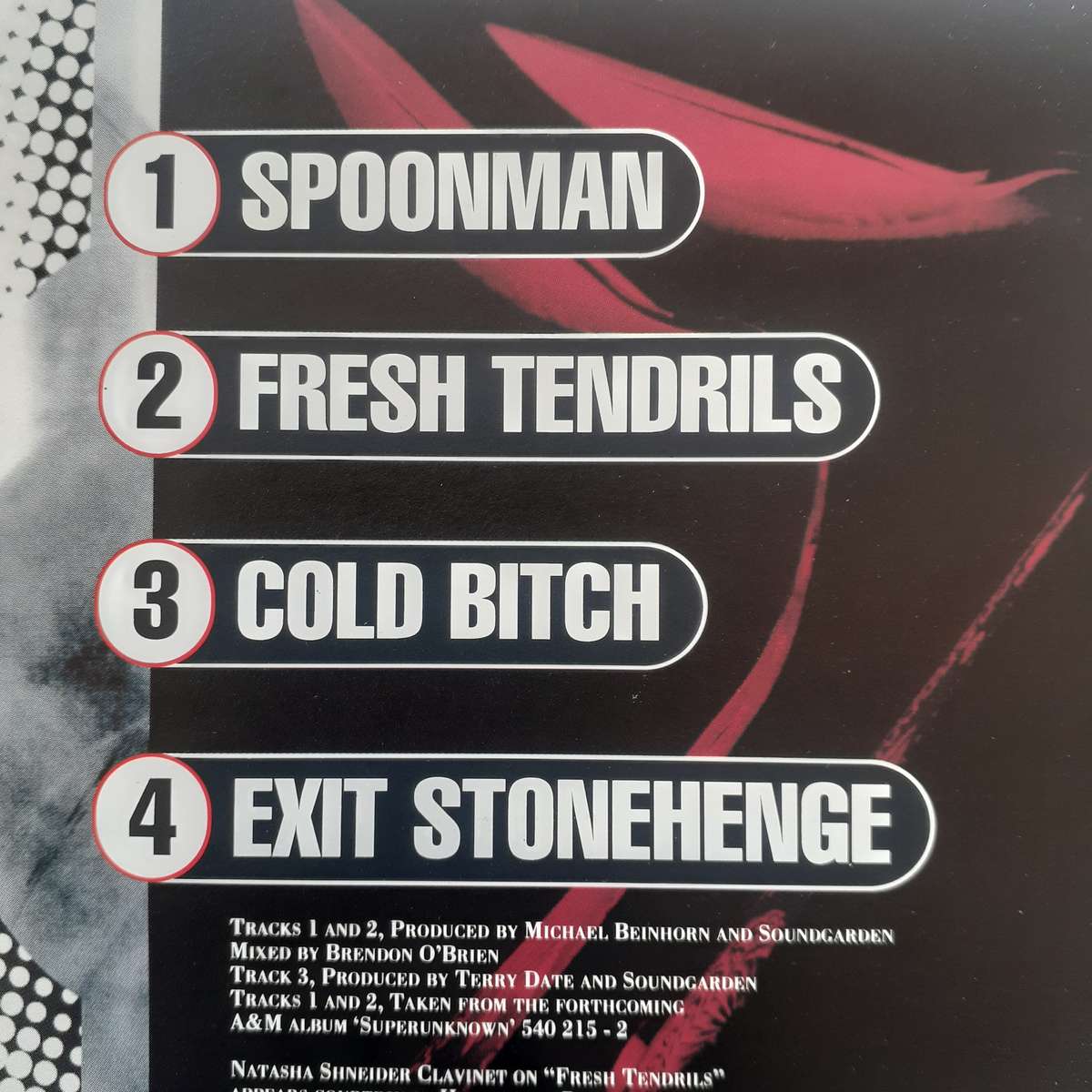 Soundgarden - Spoonman [Import CD single] (1994)