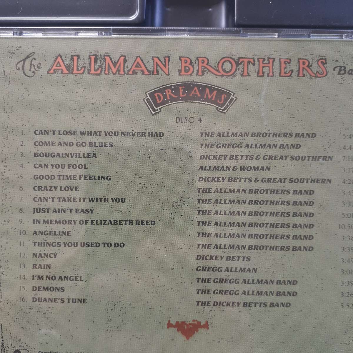 The Allman Brothers Band - Dreams [4CD Box Set] (1989)