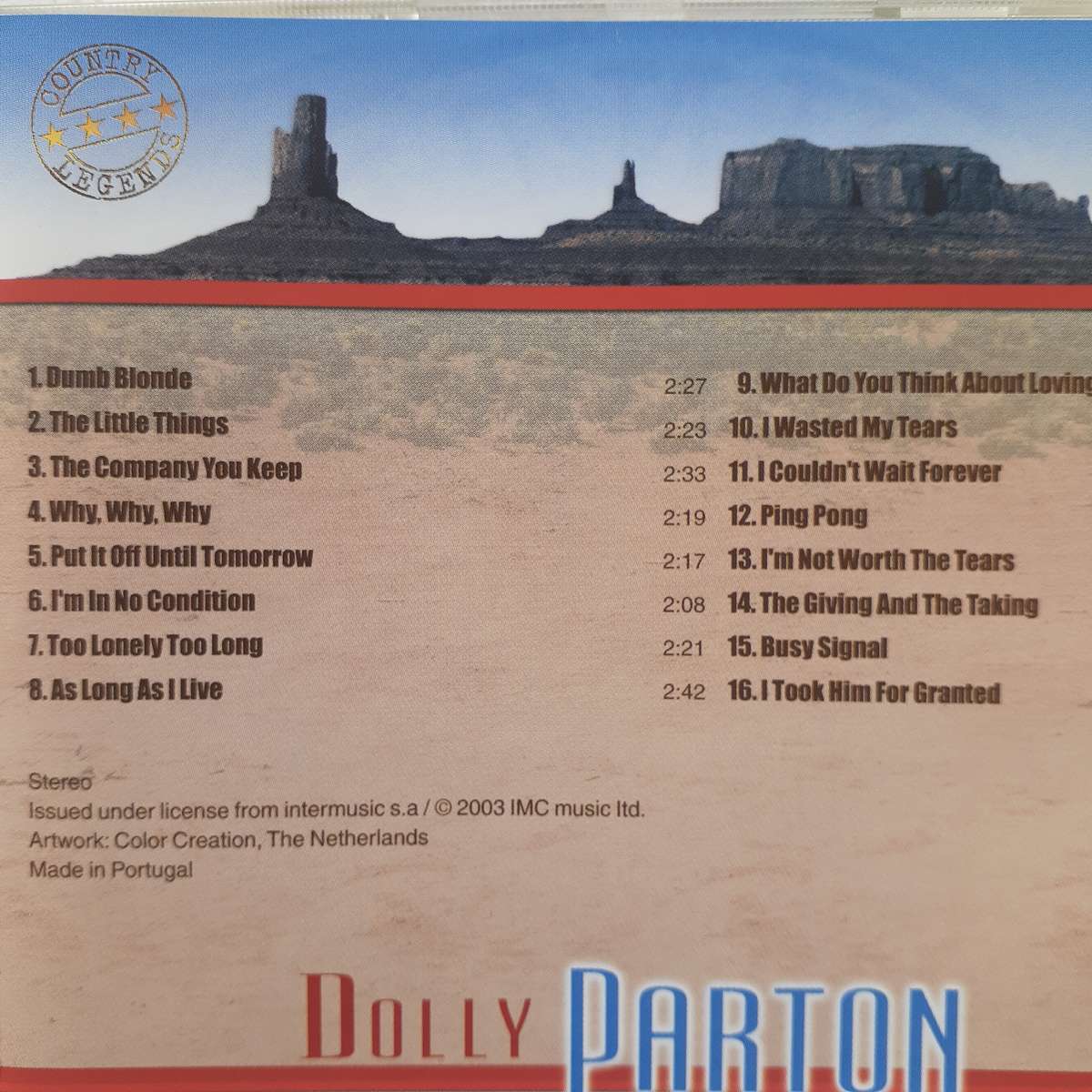 Dolly Parton - Country Legend (2005)