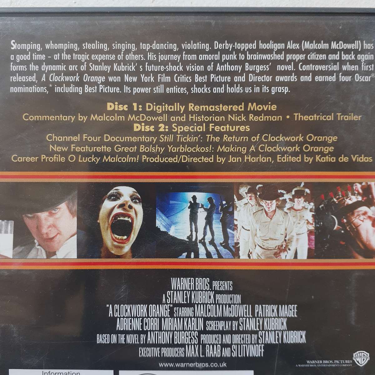 A Clockwork Orange (A Stanley Kubrick Film) (Two-Disc Special Edition) [DVD Movie]