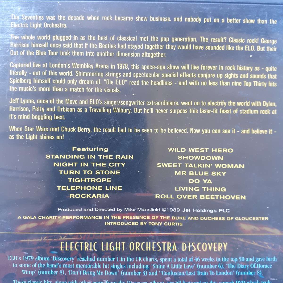 Electric Light Orchestra - "Out Of The Blue" Tour Live At Wembley / Discovery [DVD] (1998)