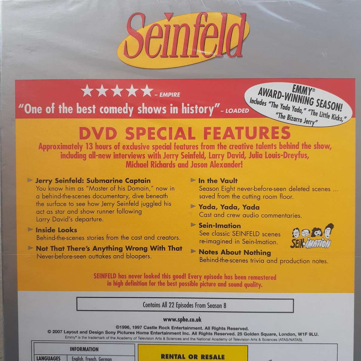 Seinfeld - Season 8 [4 DVD set]    *NEW, sealed