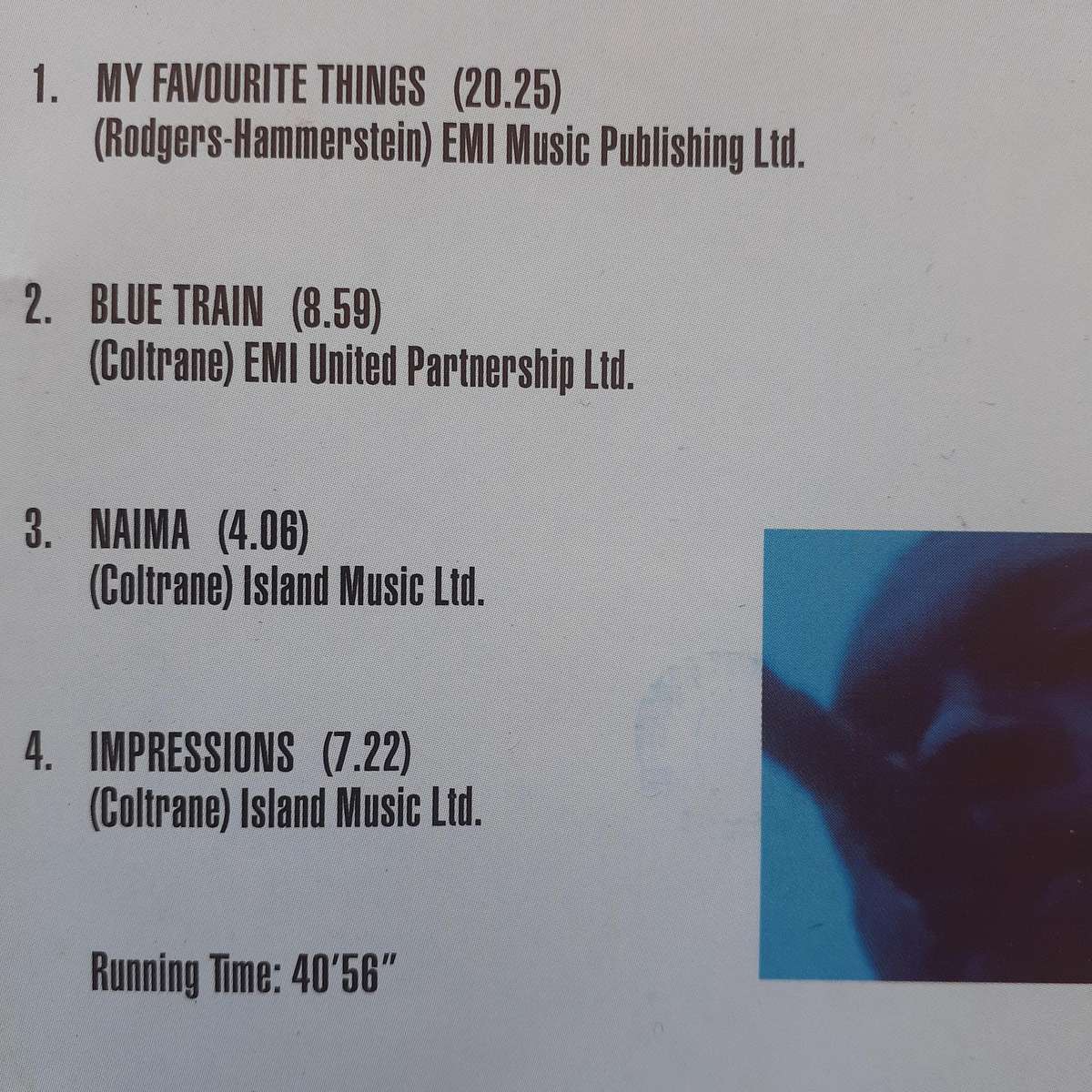 John Coltrane - Blue Trane (Improvisions From A Jazz Genius) (1996)