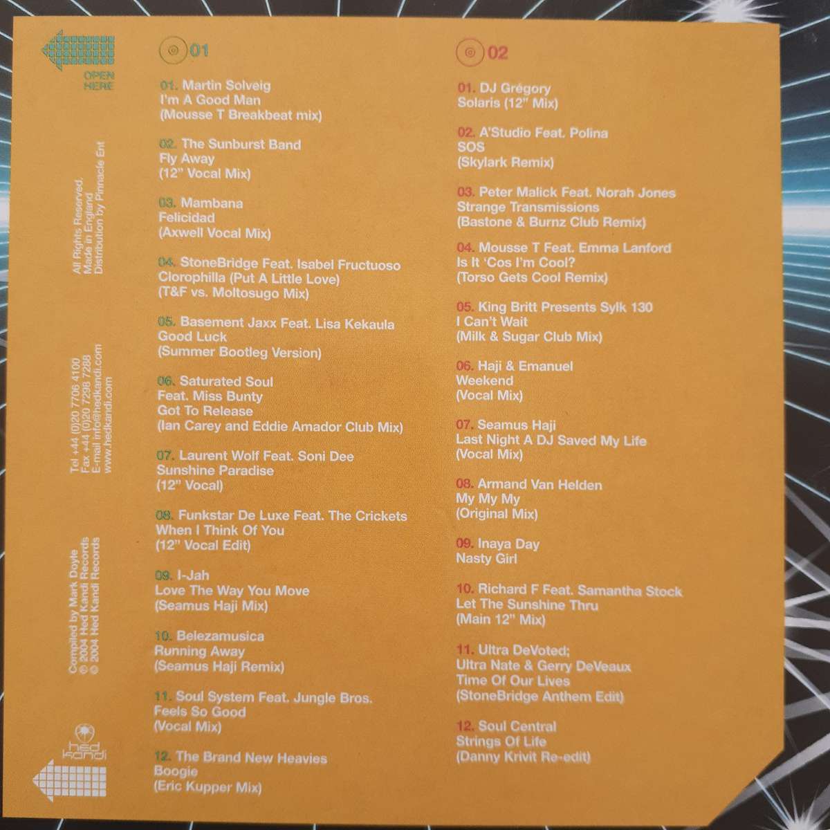 Hed Kandi: Disco Kandi - Various Artists (2CD) (2004)