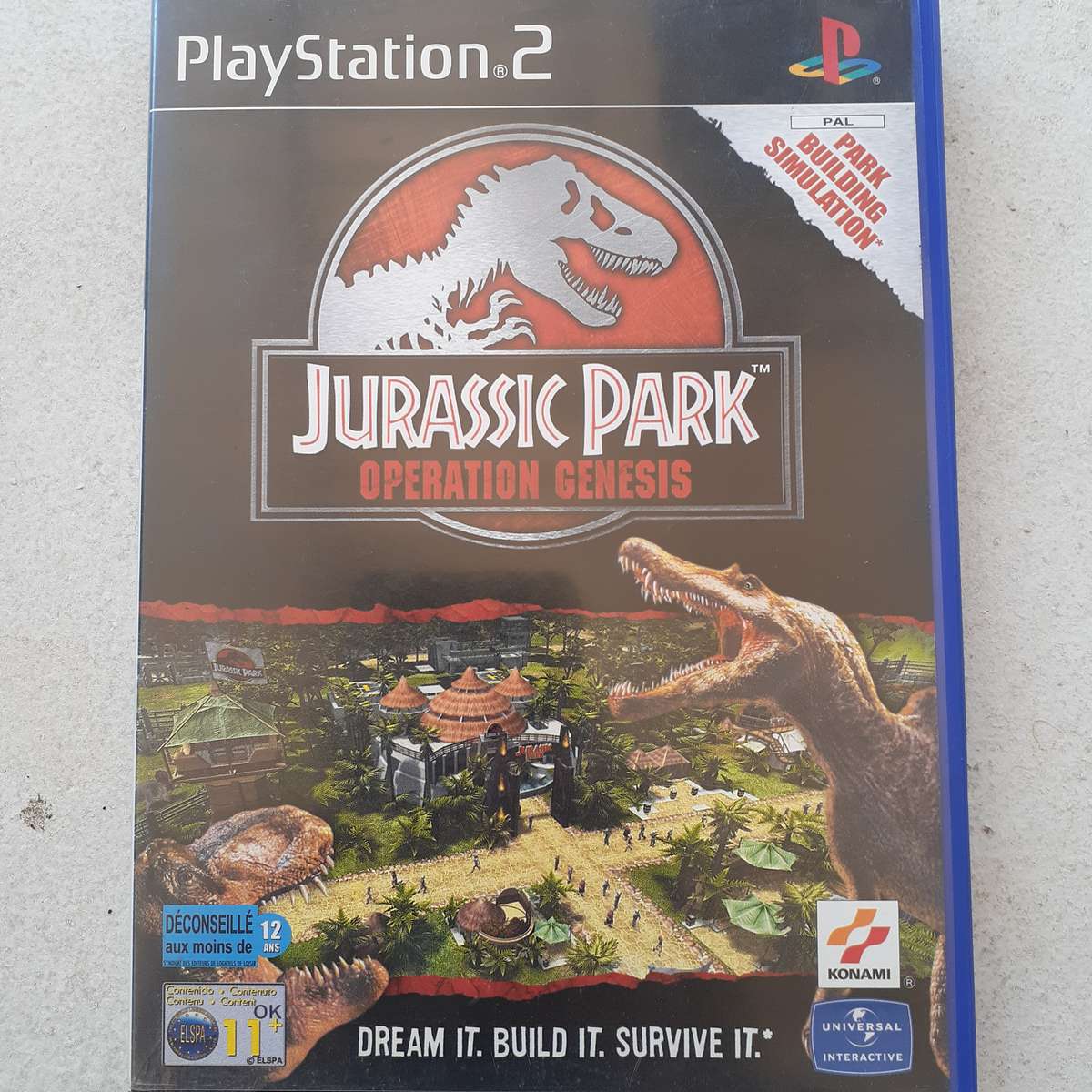 Jurassic Park: Operation Genesis (PS2 Game) (PAL)