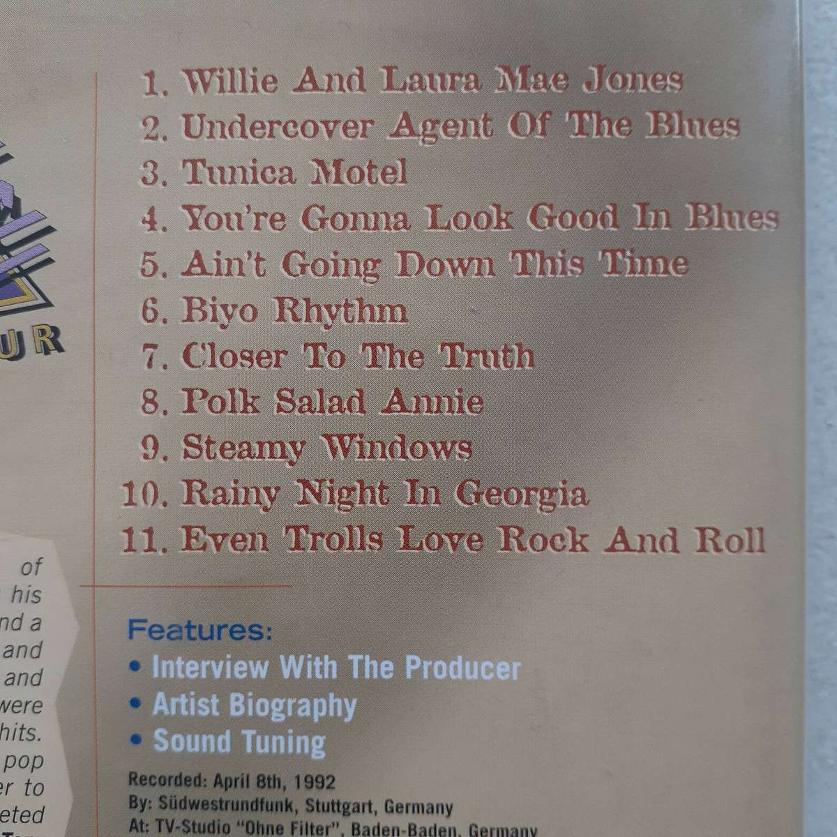 Tony Joe White - In Concert [DVD] (2003)