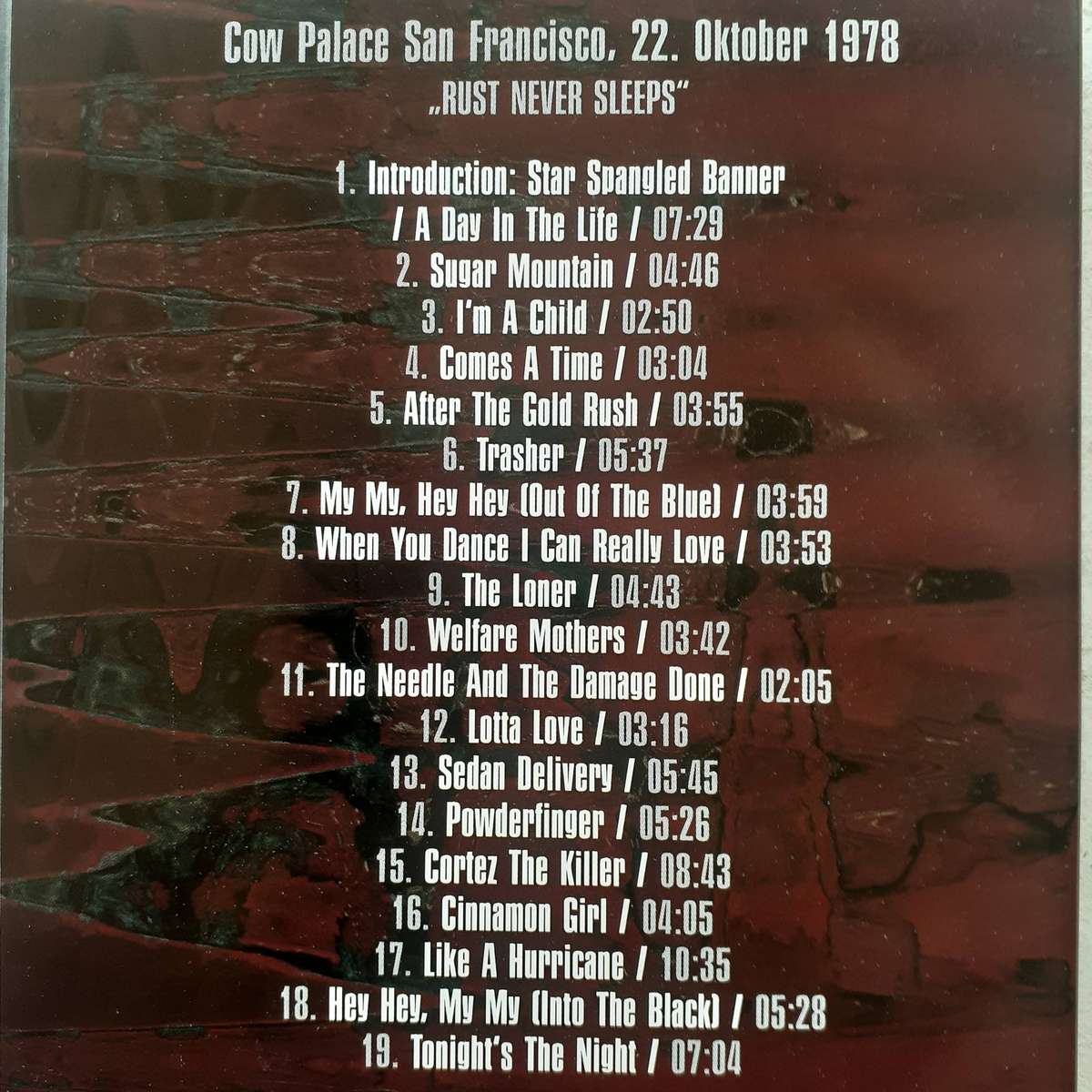 Neil Young & Crazy Horse - Live: Rust Never Sleeps [DVD] (2005)