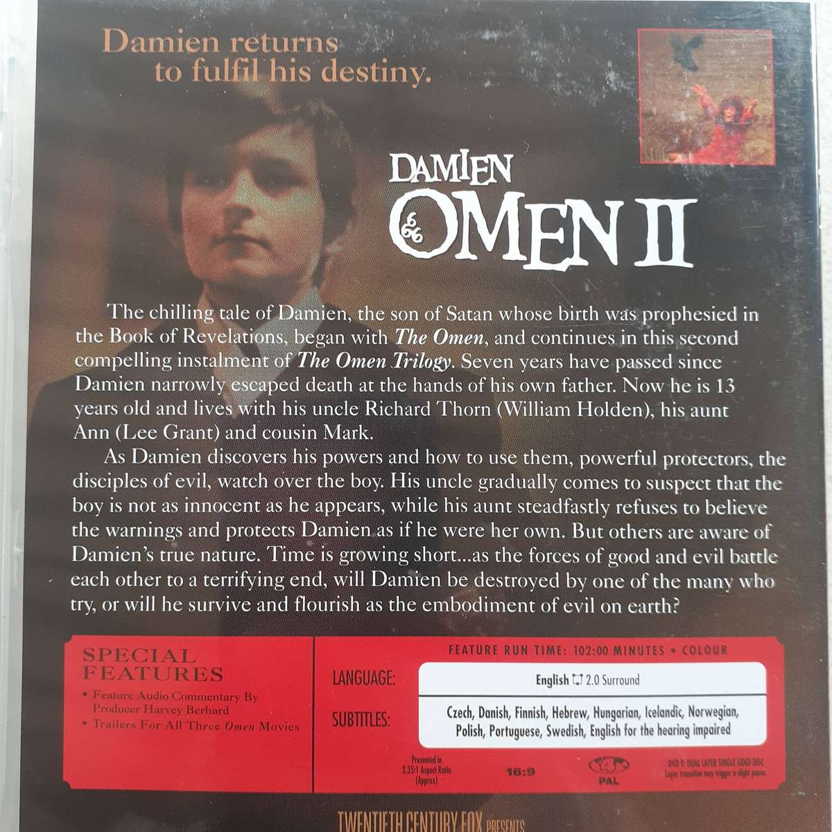 The Omen Trilogy [3 DVD Box]