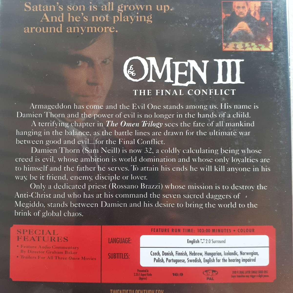 The Omen Trilogy [3 DVD Box]