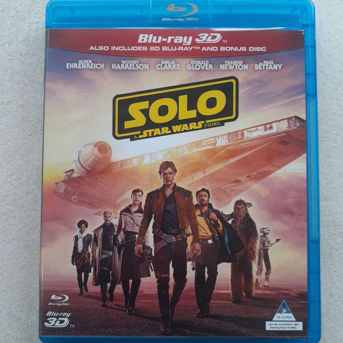 Solo: A Star Wars Story (3 Disc Set) [Blu-ray 3D + Blu-ray 2D + Bonus Disc]