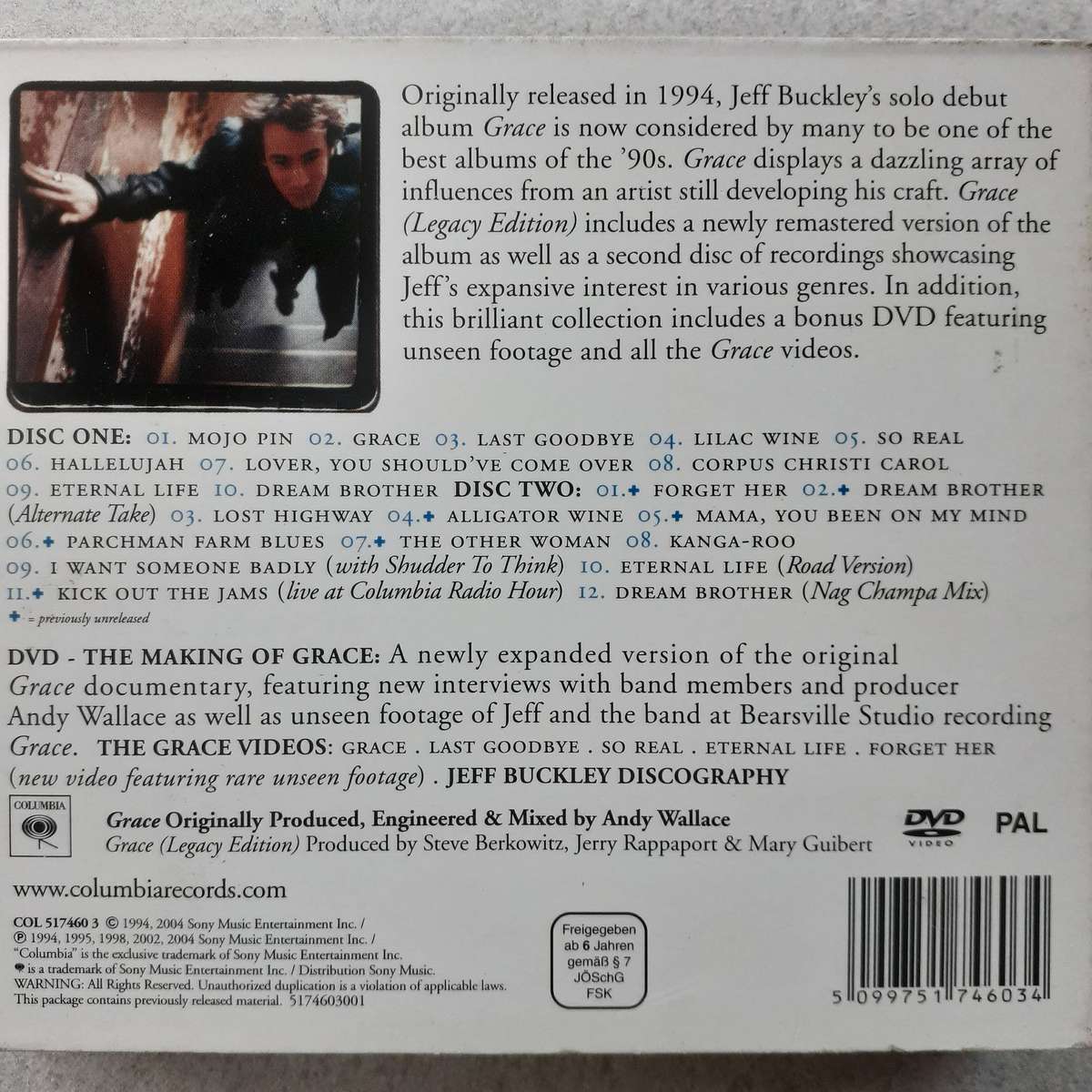 Jeff Buckley - Grace [2CD+DVD] (2004)