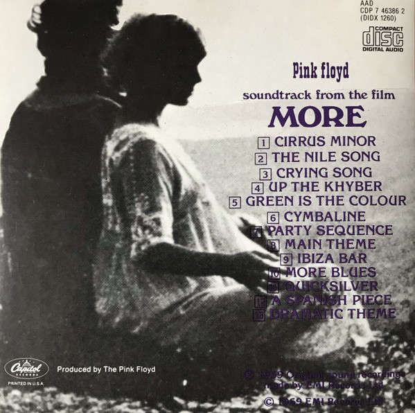 Pink Floyd - (Music From The Motion Picture) MORE [Import CD] (1969)