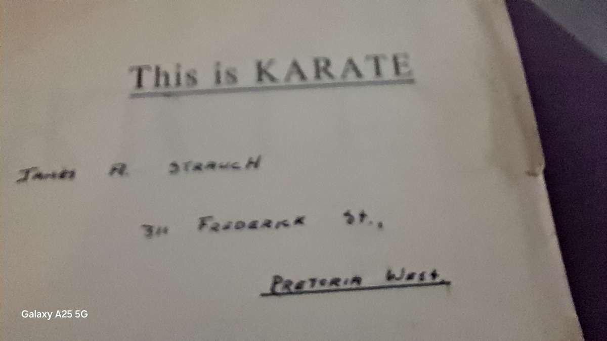 AUTHENTIC SIGNED OYAMA THIS IS KARATE