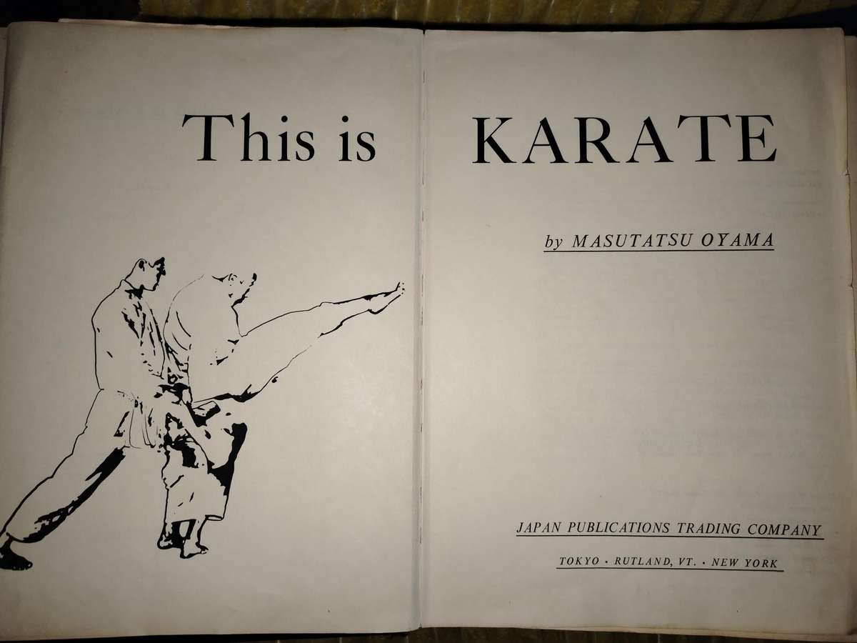 AUTHENTIC SIGNED OYAMA THIS IS KARATE