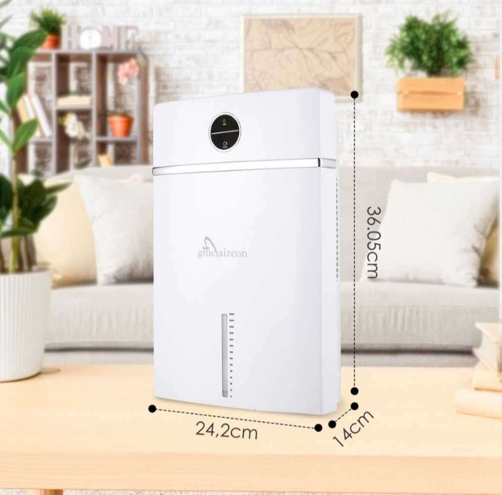 GMC - Dehumidifier 2L - Compact, Thermoelectric, Quiet, and Energy-Efficient